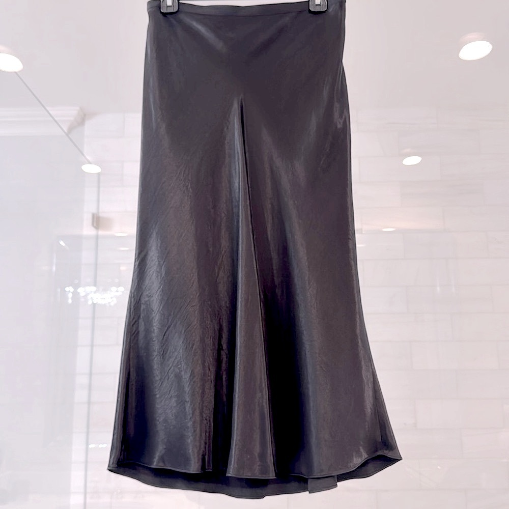 Vince Black Maxi Skirt with Subtle A-Line Silhouette NWOT